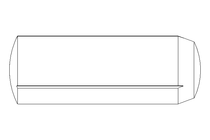 Straight grooved pin ISO8740 4x12 A2