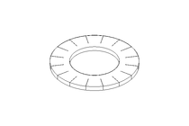 Serrated lock washer A 8.4 A4 DIN6798