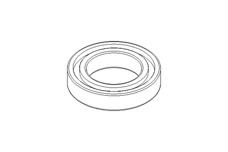 Deep groove ball bearing 61905 2RS 25x42