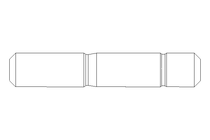 Stiftschraube M10x45 A2 DIN939