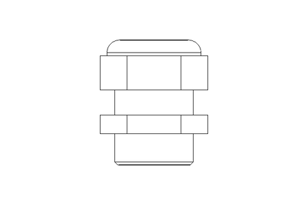 Cable Gland M25 gray (9.0 - 17.0) UL