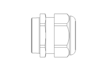 Cable Gland M50 gray (27 - 35) UL