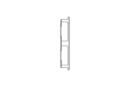 Hexagon lock nut M32 gray