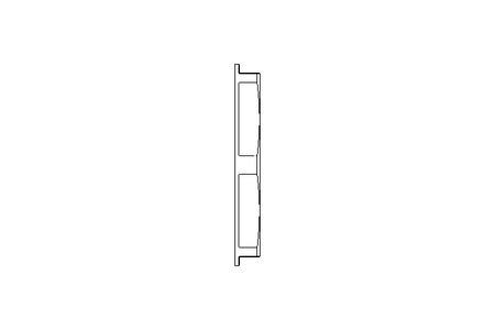 Hexagon lock nut M50 gray