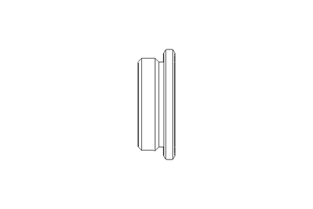 Reducer M25 to M20 Ni-plated brass