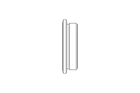 Reducer M40 to M25 Ni-plated brass