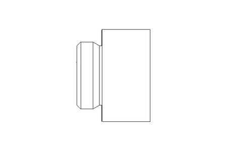 Enlarger M16 to M20 Ni-plated brass