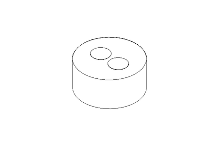 Multi-cable bushing M25: 2 x 6 mm