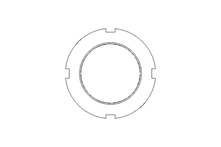 Slotted nut M40x1.5 ST