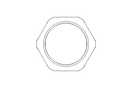 hex head lock nut M25