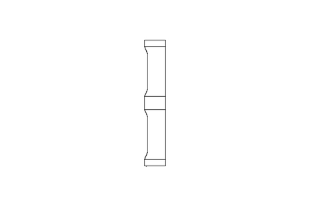 Hexagon grounding lock nut M25 Ni-brass