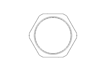 Gegenmutter sechskant M40