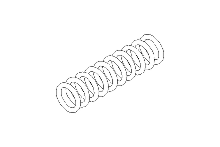 Ressort à pression D1=5 D2=4,3 L=19