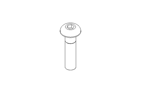 Flat head screw M5x20 A2 ISO7380