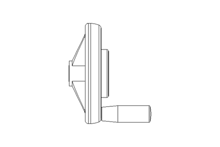 Handrad GN522.8-160-B14-D