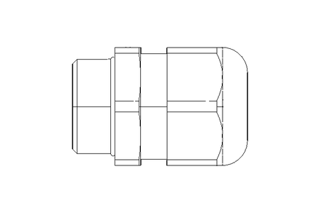 Conector prensa cabo M20 cinza (5 - 10)