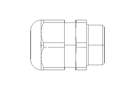 Conector prensa cabo M20 cinza (5 - 10)