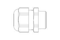 Conector prensa cabo M20 cinza (5 - 10)