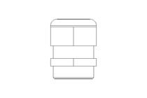 Cable Gland M32 gray ( 7 - 13) UL