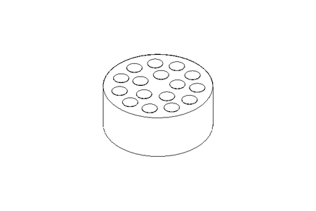 Multi-cable bushing M50: 16 x 5 mm