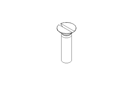 SLOTTED COUNTERSUNK SCREW  M8X30 A2 D963