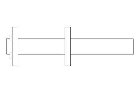 Federverschlussglied 1" Sedis 15 T Delta