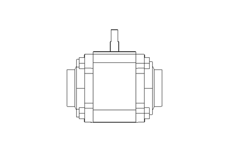 BALL VALVE 1 1/2" A59 FB DN40