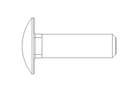 Flachrundschraube M10x35 A2 DIN603