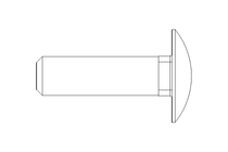 Flachrundschraube M10x35 A2 DIN603