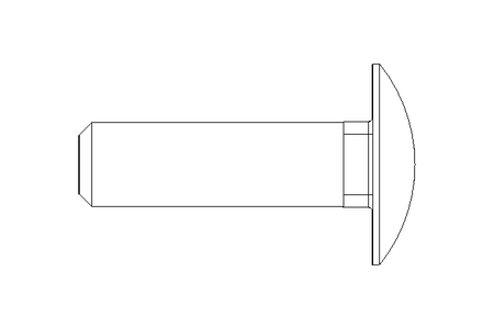 Flachrundschraube M10x35 A2 DIN603