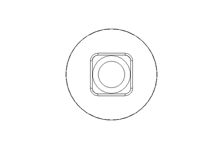 Round head screw M10x35 A2 DIN603