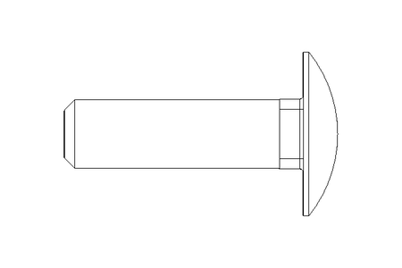 Flachrundschraube M10x35 A2 DIN603