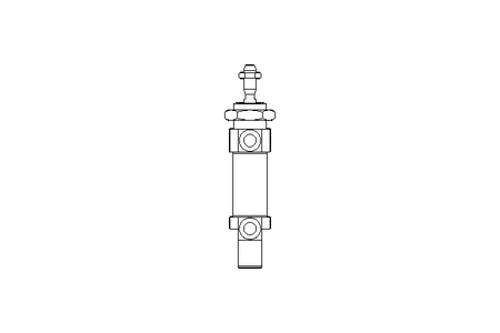 Doppelt wirkender Zylinder D20 Hub10