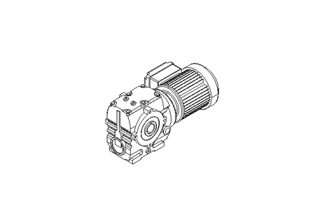 Motoréd. à vis sans fin 0,25kW 18 1/min