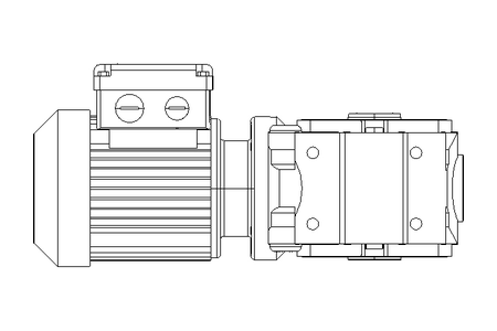 Motoréd. à vis sans fin 0,25kW 18 1/min