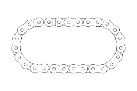 Corr de rolos cpl 10B-1 26 elos DIN 8187