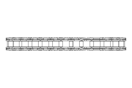 Rollenkette 10B-1 26 Glieder DIN 8187