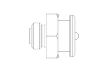 GREASE FITTING M1 M10X1 ST:ZN DIN 3404