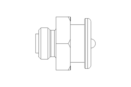 Fl.-Schmiernippel M1 M10X1 ST:ZN DIN3404