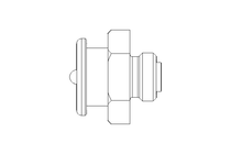 Fl.-Schmiernippel M1 M10X1 ST:ZN DIN3404