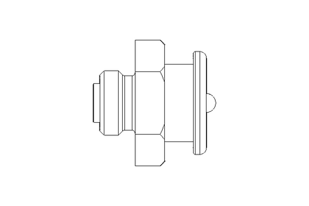 Fl.-Schmiernippel M1 M10X1 ST:ZN DIN3404