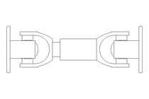 Gelenkwelle D=65 L1=190 L2=210