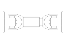 Gelenkwelle D=65 L1=190 L2=210