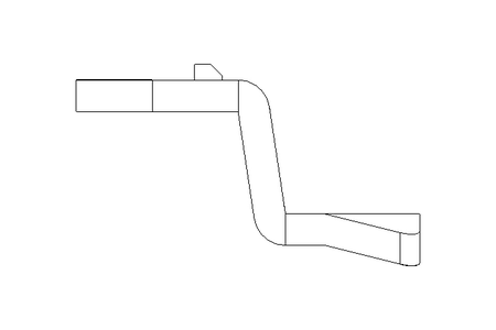 Zunge H=34 mm GHE 602F867 Nirosta