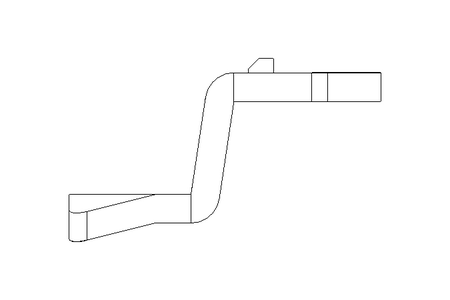 Zunge H=34 mm GHE 602F867 Nirosta