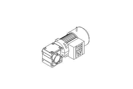 Motoriduttore ortogonale 0,37kW 323