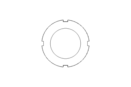 Ghiera di bloccaggio KM7 M35x1,5 ST