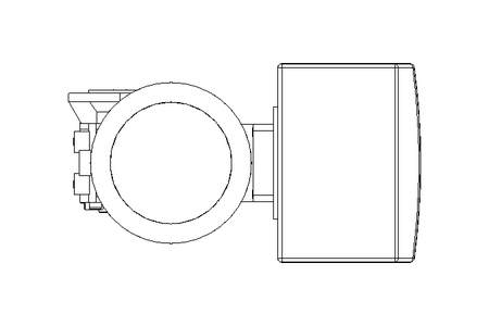 Helical-worm gear asynchronous motor