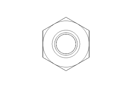 Hexagon cap nut M6 A4 DIN1587