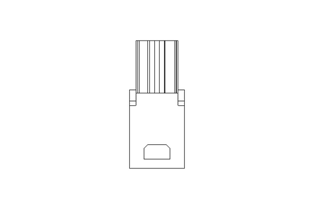 Crimp terminal female insert